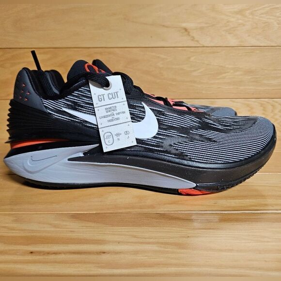 Nike Air Zoom GT Cut 2 Black White Basketball Sneaker Size 9 Mens DJ6015-001 - Picture 1 of 13